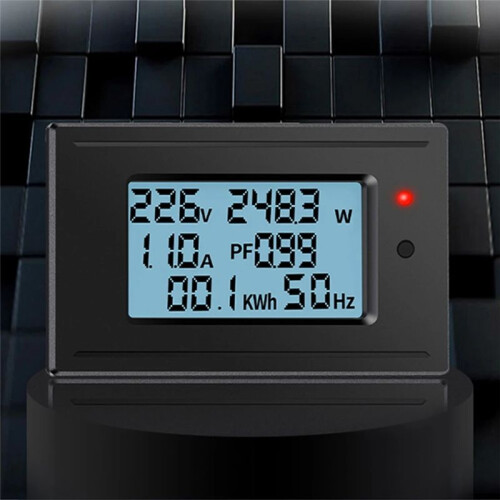 AC 100A Digital Voltmeter Ammeter 6-in-1 Multifunction Tester LCD Voltage Current Power  Test Meter Wattmeter