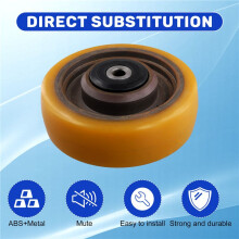 12mm Forklift Stabilizer Wheels Balance Wheel 0039903515 for Electric Stacker L10 L12 L14 L16, 150x50/60mm