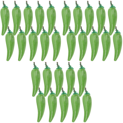 30Pièces Miniatures Simulation Vert Pour Décor Micro Cuisine 1
