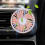 Roze Auto Ventilator USB Plastic Mini Fan Voor Koeling 8