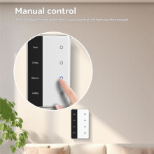 Matter WIFI DIY Name  2 Gang  Touchscreen  US Type Work with Tuya Alexa  Home Voice Control