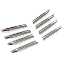 8 Stuks Zilveren Mistlamp Sierstrip Grille Bumper voor Land 2023 LC300