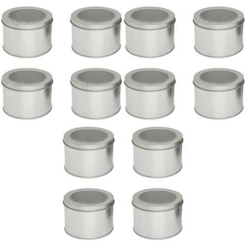 12Pièces Boîtes Métalliques Scellées Pour Café, Snacks 1