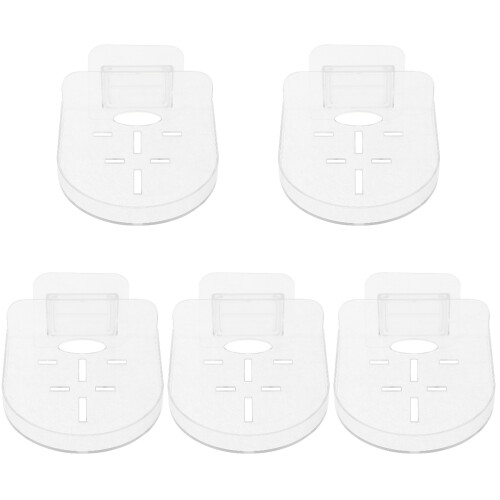 5Pièces Étagère Murale Transparente Support Caméra Routeur Percer 1