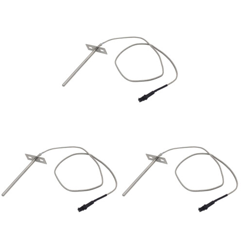3Pièces Sonde Thermique Four Accessoires Argent 1
