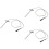 3Pièces Sonde Thermique Four Accessoires Argent 5