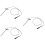 3Pièces Sonde Thermique Four Accessoires Argent 6