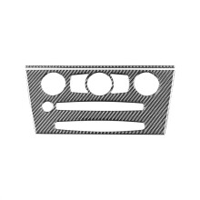 Carbon Fiber Center Console CD Air Vent Button Frame Cover Trim for 6 Series E63 E64 2004-2010 Interior Accessories