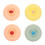 8Pièces Couvercles Silicone Etanches Design Cartoon Couleurs Multiples 9