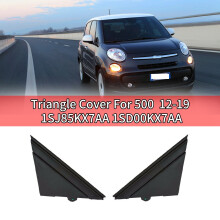 Capa de Moldura de Moldura de Espelho de Porta Direita do Carro para 500 12-19 1SD00KX7AA