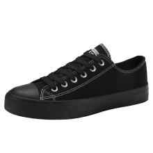 Scarpe da ginnastica in tela Casual Sportive Unisex Nere 42 EU — calzature ragazzi, sneakers scuola, scarpe ginnastica
