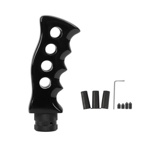 Car Manual Gear Shift Tip Kit, Knife Grip Handle Shift Knob, Universal Automatic Shift Knob Accessories,Black 1
