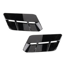 Car Black Matte Engine Hood Air Outlet Vent Cover Trim for Challenger 2015-2020 Car Accessories