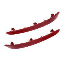 Rear Bumper Trim Reflector Strip Reflective Cover 63147388765 63147388766 for 530I 2017-2020