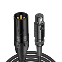XLR 3 Pin Female to XLR 3 Pin Male Audio Cable for Headphone Cinema 4K Camera Audio -XLR Plug