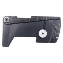 1 Szt. Metal Camber GaugeandRide WysokośCiomierz NarzęDzie/Linijka do Regulacji WysokośCi i ObręCzy KołA Camber RC Model Samochodu HSP, Czarny