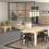 Pack mesa de comedor 140 y mesa de centro Vita 6