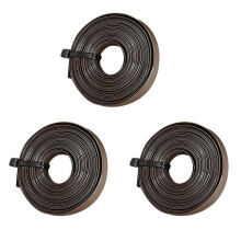 3X Brown Hair Extension Hot Glue Stick Italian Glue Keratin Adhesive Glue Flat  Tip Fusion Human Hair Extension