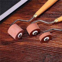 Prentkunst Brayer Rubber Brayer Roller Verfborstel Inktapplicator Kunstambacht Olieverfschilderijgereedschap voor Drukwerk (6 Stuks)
