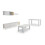 Pack salón con mesa de centro y mesa de comedor Nitza Max V1A 4