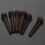 12pcs Palisander Gitarre Bridge Pins Ende Pin Set 5
