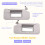 For  Murano 2009-2014 Car Sun Visor Grey Left Side Right Side Driver Side Passenger Side 96401-1AA1B 3
