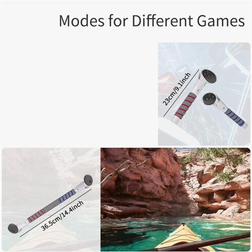 VR Games Handle for Meta Quest 3/Quest 3S Controller Long Arms Grips Playing Baseball VR Gaming Accessories 1