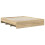 VidaXL vidaXL Bed Frame Sonoma Oak 200 x 200 cm Engineered Wood 5