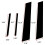 6PCS Window Pillar Posts Cover, for   2006-2011 Side Door Panel Trims, Glossy Black 7