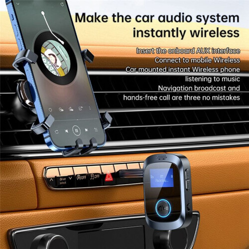 Multi-Function Audio Adapter Wireless Adapter Stereo Music 3.5mm AUX Lossless Music Wireless Adapter 2