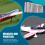 Bubble Layer Protection Wing Tote Bag Double Layer Bubble Wing Bag Skyddsfodral för RC Modellflygplan 30-50E 7