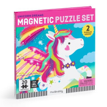Unicorn Dreams Magnetic Puzzles Set by Mudpuppy Paperback Book