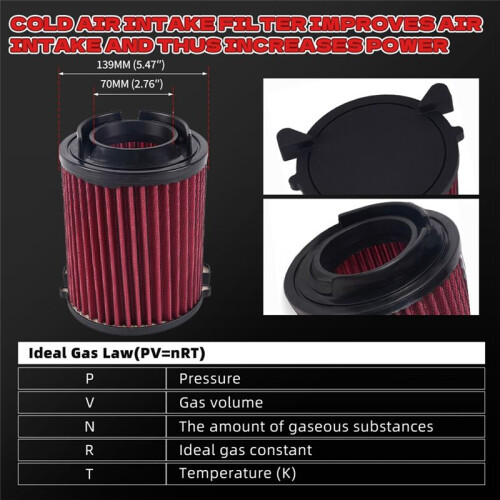 Car Accessories Air Filter E-2014 for    3 High Flow Air Filter