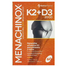 Xenico Pharma Menachinox K2 + D3 2000 60 kapsułek