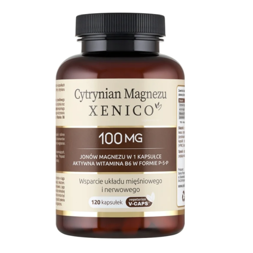 Xenico Pharma Cytrynian Magnezu 120 kapsułek