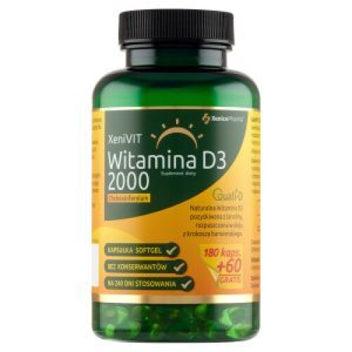 Xenico Pharma Witamina D3 2000 240 kapsułek
