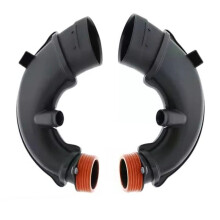 Mangueira de Admissão de Turbo de Motor 2 Peças para Série 5/6/7 X5 X6 E70 E71 F02 F06 F07 F12 13717577452 13717577451