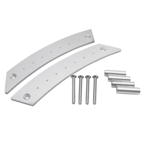 1Pair Metal Door Panel Pull Handle Set for Beetle 1998-2010 Interior Door Grab Pull Handles Replacement Silver 1