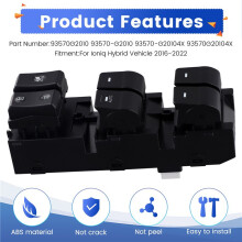 93570G20104X Interruptor Principal Do Vidro Elétrico Do Carro para Ioniq Hybrid 2016-2022