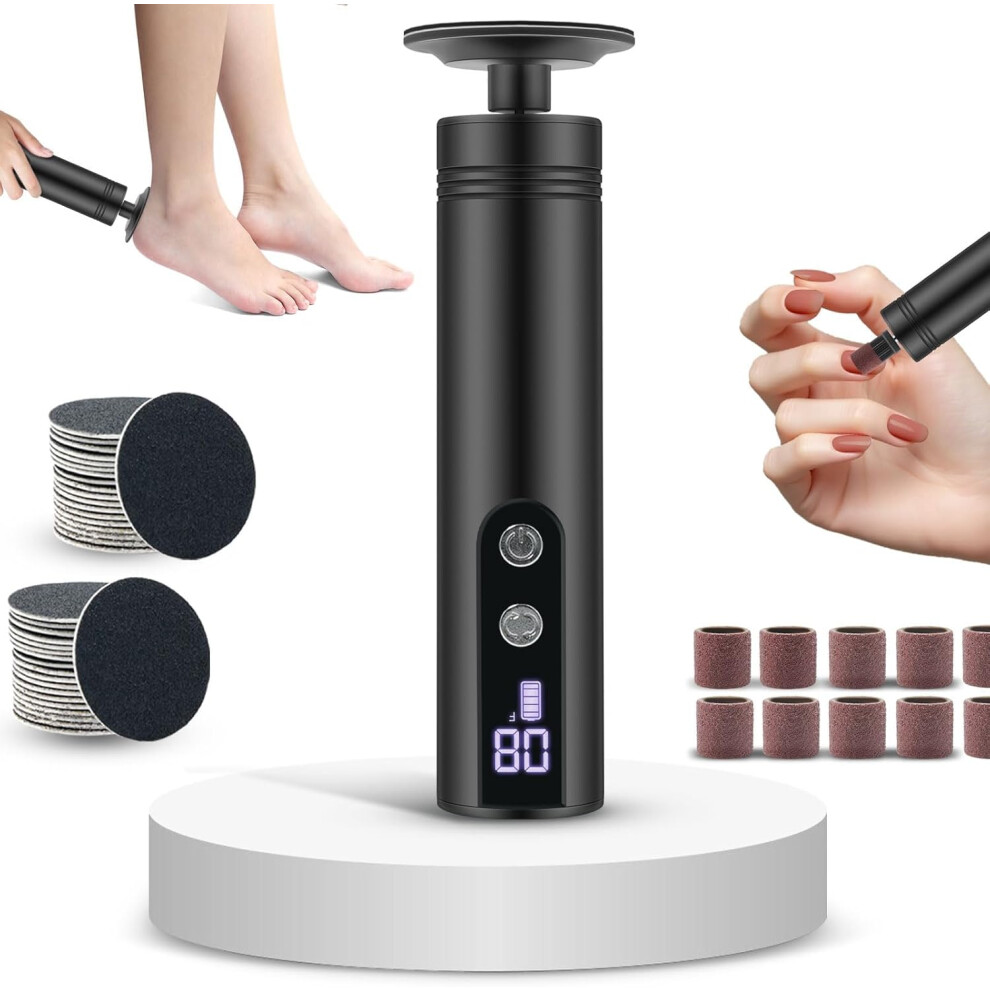 Electric Nail File Foot Grinder 2-in-1 Set for Pedicure and Manicure â electric nail file, foot grinder, pedicure device, 2 in 1 manicure set