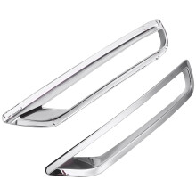 for forester SJ 2014 2015 2016 2017 2018 Chrome Rear Fog Light Lamp Bumper Cover Trim Bezel Car Styling Sticker Molding
