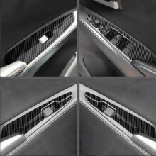 Car Window Glass Lifter Panel Window Lifter Decorative Cover for 2 2019-2021 RHD A