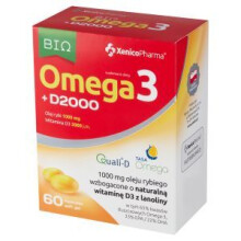 Xenico Pharma Omega 3 + D2000 60 kapsułek