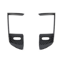 Center Console Air Vent Outlet Decoration Cover Trim for Ram 2019-2024 Interior Accessories Carbon Fiber