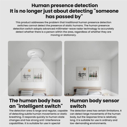 Human Presence Sensor, Motion Sensor for MmWave ,Occupancy Sensor Existential Motion Sensor 2