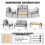 Birchtree BIRCHTREE 4-Seater Garden Furniture Set Single Double Sofas With Matched Coffee Table Grey 5