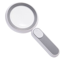 Handheld Magnifying Glass,21 LED Magnifier-3 Light Modes for Seniors Reading,Coins