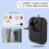 Fly01  5.0 Transmitter for Airplane Audio,AptX HD Transmitter with 3.5 mm Jack Audio Adapter Dongle 5