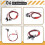 4pcs White Light Bright 12V Car Door Bowl Light Concealed Installation Door Handle Light LED Storage Box Light 7