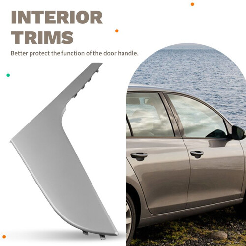 Car Interior Door Pull Handle Trim Cover Inner Accessories 5K4868040A for   6 MK6 2009-2013 Right 2